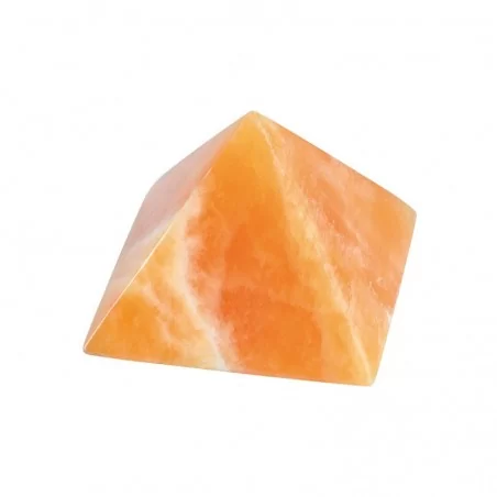 Pyramide 40mm Orangencalcit