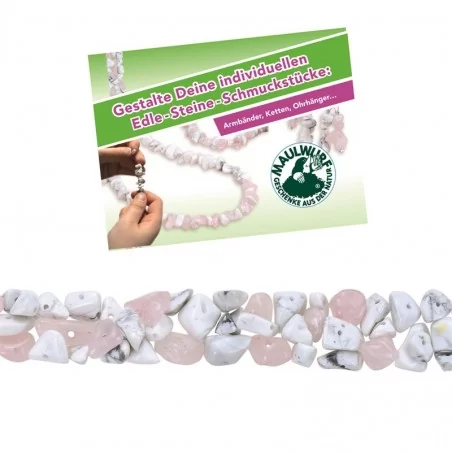 Schmuck-Kreativset Relax Kids® - Magnesit & Rosenquarz