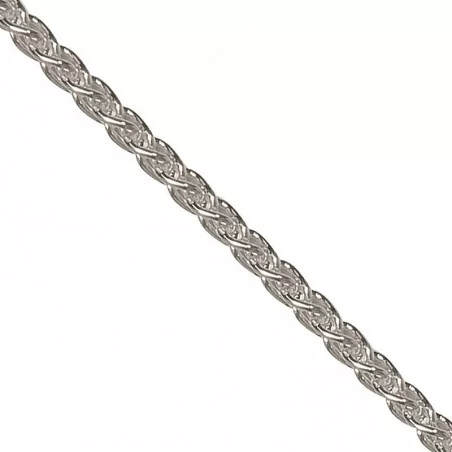 Zopfkette Silber 1,5mmx45cm