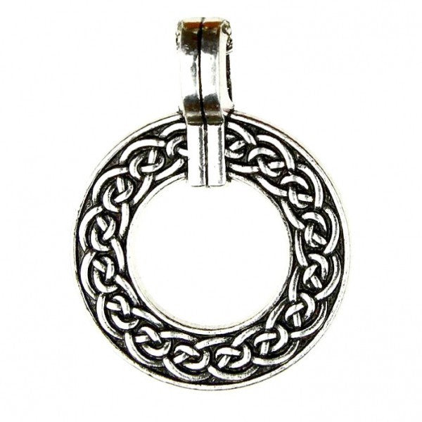 Anhänger - Keltischer Kreis mit Knoten | Edelstahl