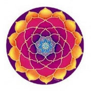 Aufkleber - goldener Lotus