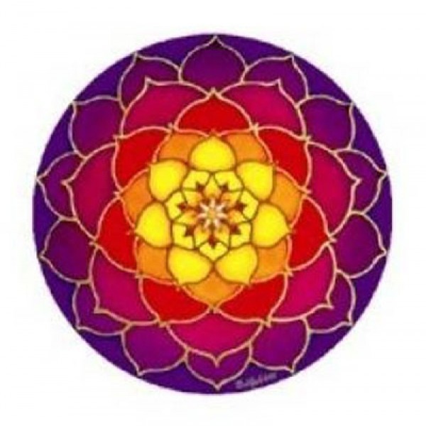 Aufkleber - Lotus Sonnenuntergang