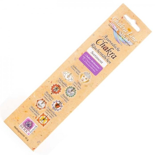 Sortiment Chakra-Linie-Räucherstäbchen