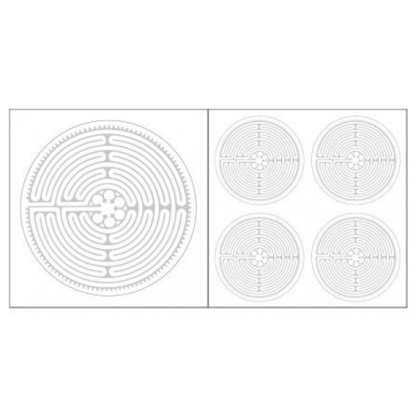 Aufkleber - Chartes silberfarben