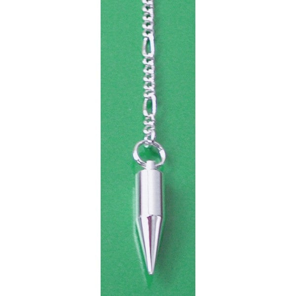 Diagramm-Pendel - 104 rhodiniert | mit Ring zum Halten