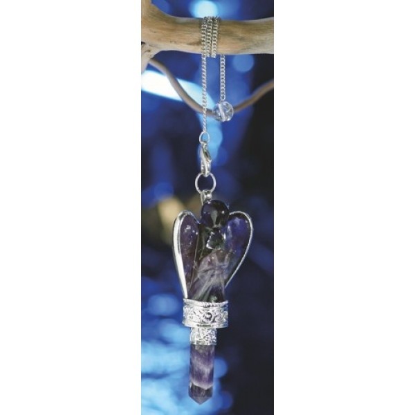 Engel Pendel - Amethyst | mit abnehmbarer Kette