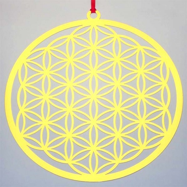 Fensterbild Blume des Lebens 28cm