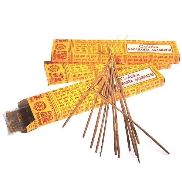 Goloka Nag-Champa 15g Räucherstäbchen