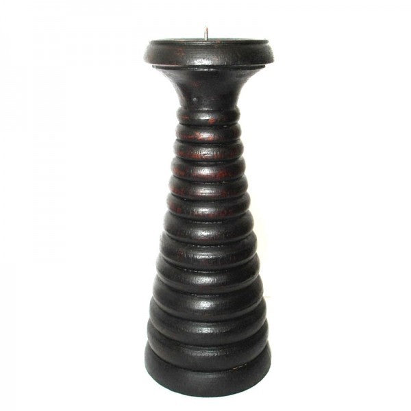 Kerzenhalter aus Holz konisch | gedrechselt