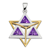 Collection inner Light - Licht-Energie Anhänger – Merkaba violett
