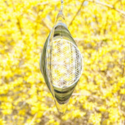 Mobile - Blume des Lebens Windspiel Ø 25 cm | aus Edelstahl