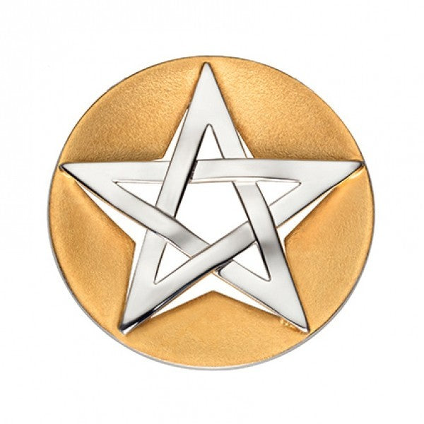 Collection inner Light - Symbolschmuck Anhänger – Pentagramm vergoldet