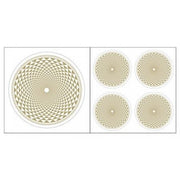 Aufkleber - Sahasrara goldfarben