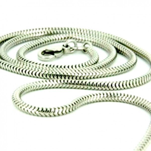 Schlangenkette - Collection inner Light - Silber 42cm + 5cm