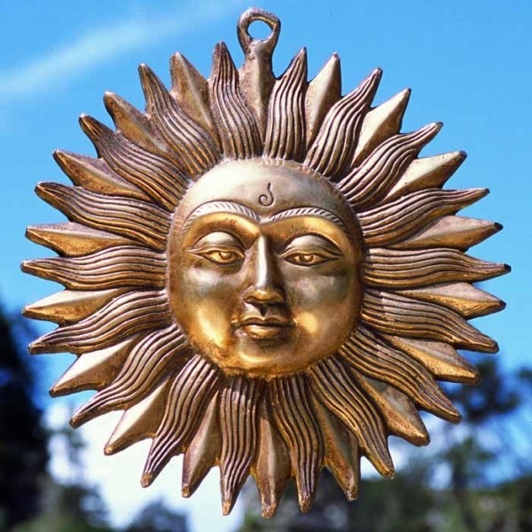 Sonne aus Messing | 19 cm Durchmesser