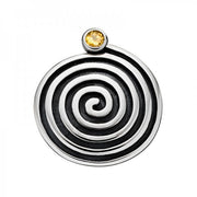 Collection inner Light - Symbolschmuck Anhänger – Spirale Citrin