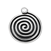 Collection inner Light - Symbolschmuck Anhänger – Spirale Zirkonia