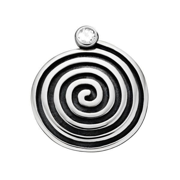Collection inner Light - Symbolschmuck Anhänger – Spirale Zirkonia