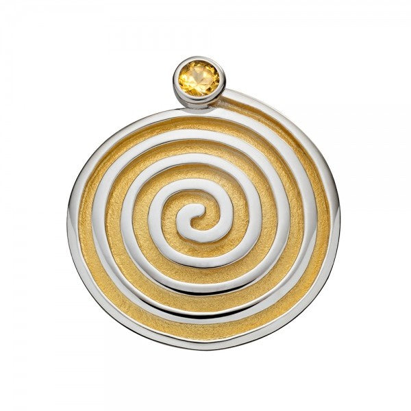 Collection inner Light - Symbolschmuck Anhänger – Spirale vergoldet