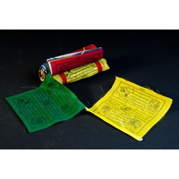 Tibetische Gebetsfahne - klein aus Polyester | 25 Fahnen