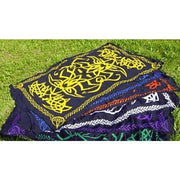 Tuch mit keltischem Muster - grün