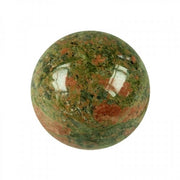 Edelstein-Kugel Unakit/Epidot 4cm