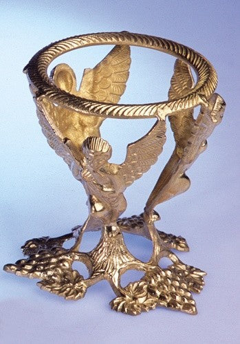 Kugelständer - Engel Messing | für Kugeln ab Ø 100 mm