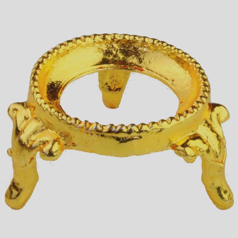 Kugelständer - Metall goldfarben | für Kugeln bis Ø 80mm