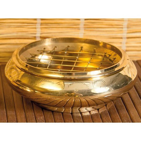 Netzgefäss Messing 11,5 cm