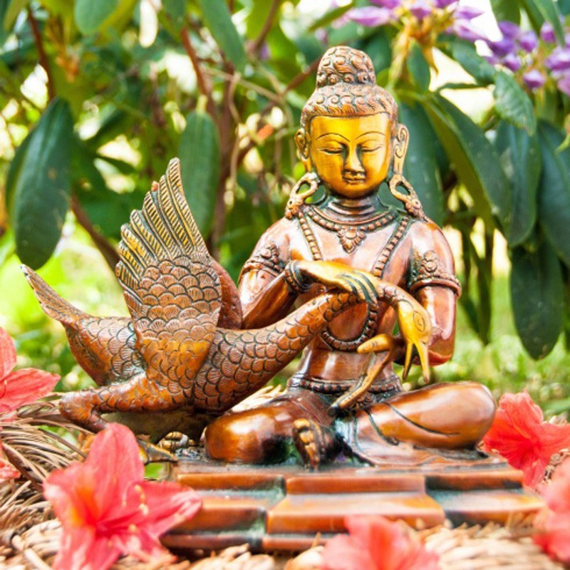 Siddhartha 22,5cm Messing Buddha