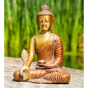 Medizinbuddha 16cm Messing