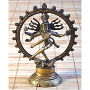 Shiva Nataraj Statue aus Messing 20cm