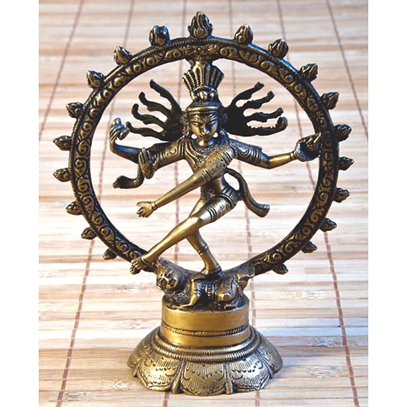 Shiva Nataraj Statue aus Messing 20cm