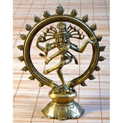 Shiva Nataraj Statue aus Messing 24cm