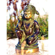 Statuette Hanuman Messing 13cm