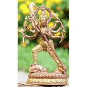 Statuette Kali aus Messing 19,5cm