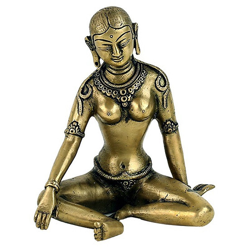 Parvati Statue aus Messing 15cm