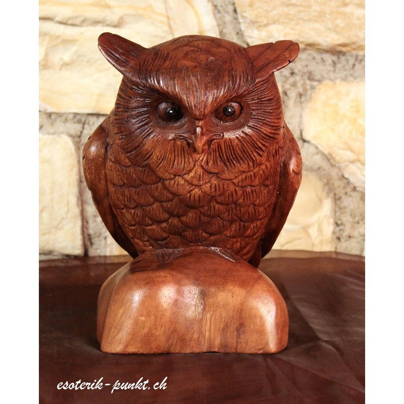 Eule - Soar-Holz 21cm