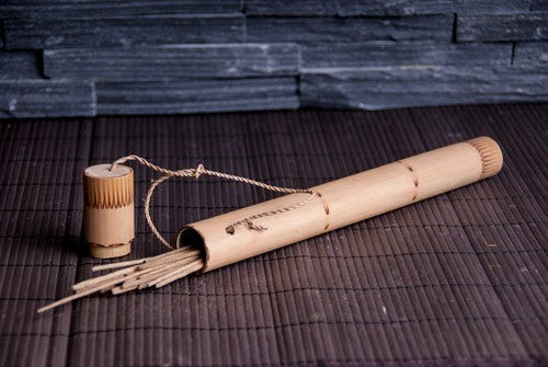 Räucherstäbchen Aufbewahrungsröhre - Bambus | Nachhaltige Aufbewahrung