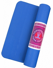 Yogi & Yogini Yogamatte PVC - blau