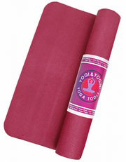 Yogi & Yogini Yogamatte PVC - tiefrosa