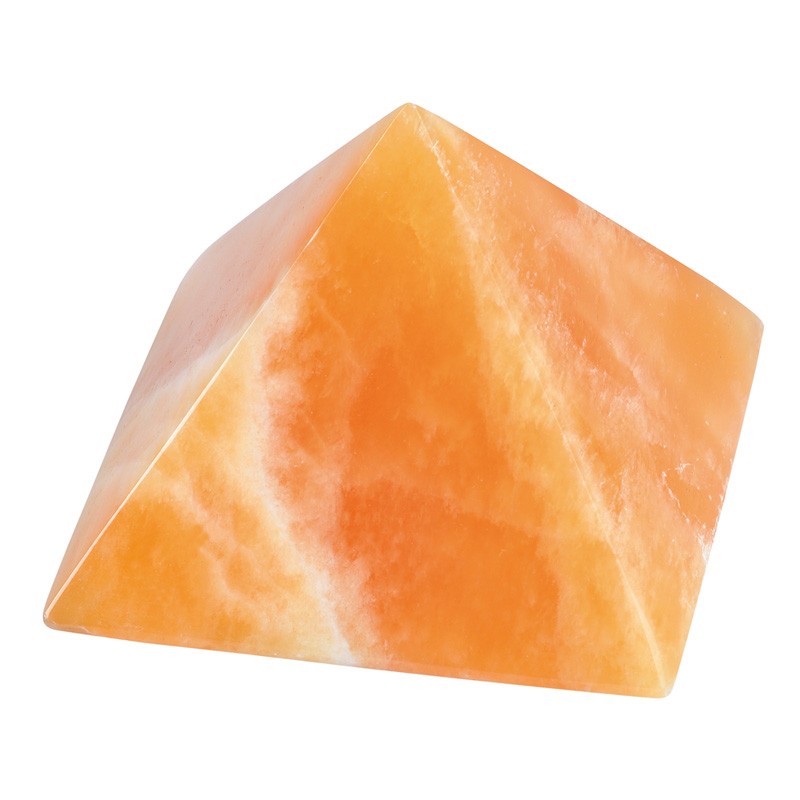 Pyramide Orangencalcit 100mm