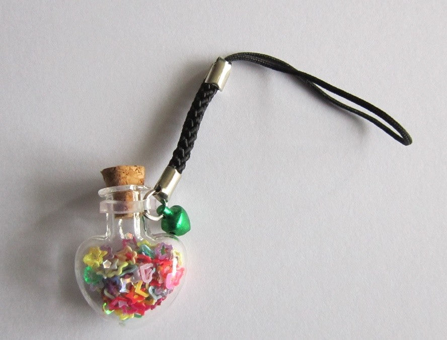 Elixierflasche Mini mit Korken und Öse