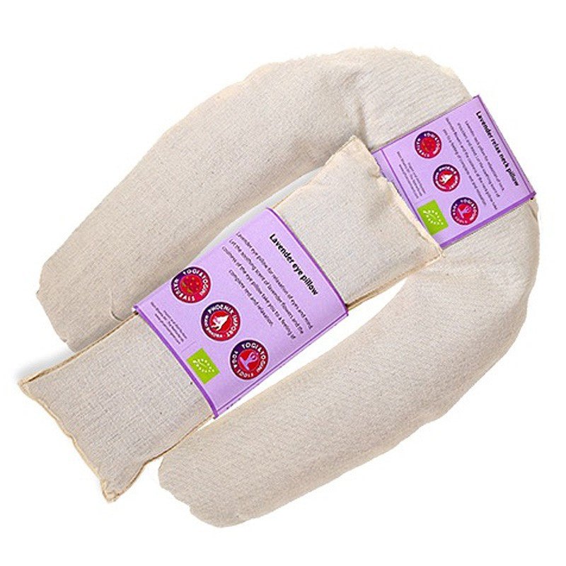Augen & Nackenkissen Lavendel - beige
