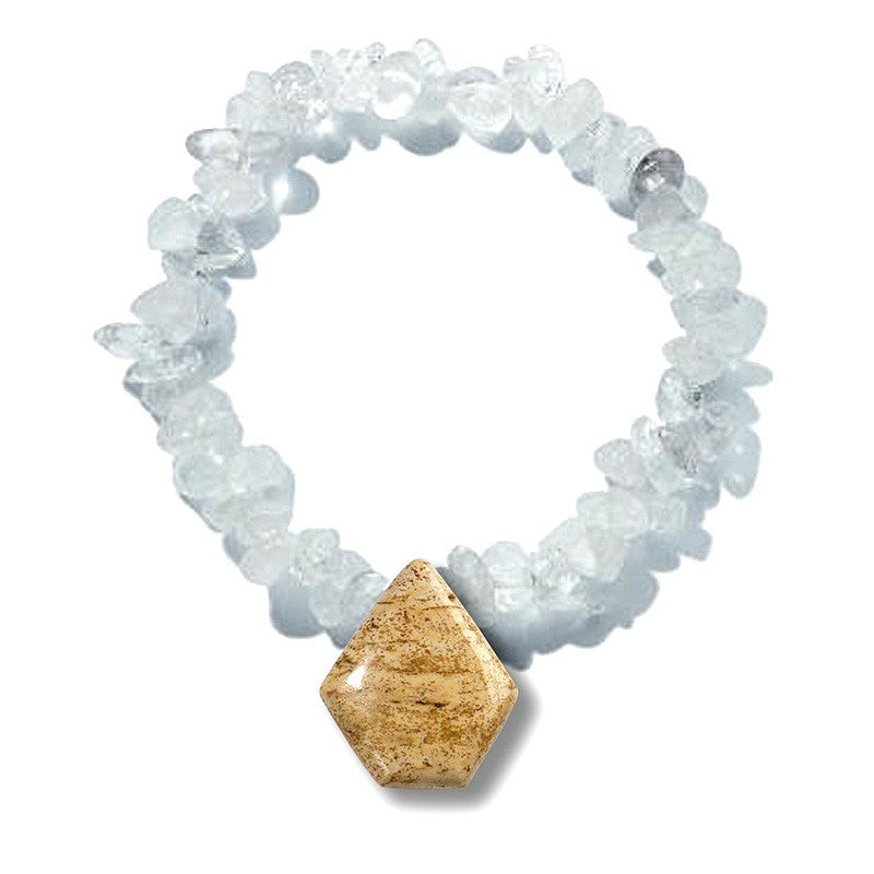 Kristall-Harmonie-Band mit Bergkristall