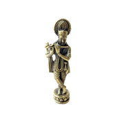 Statuette Krishna aus Messing 6cm