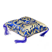 Kissen für Klangschale - blau  21 cm