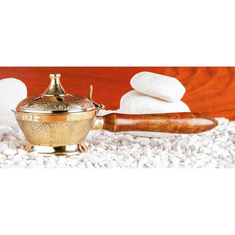 Arabia Räuchergefäss mit Holzgriff