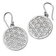 Collection inner Light - Blume des Lebens Ohrringe - Silber