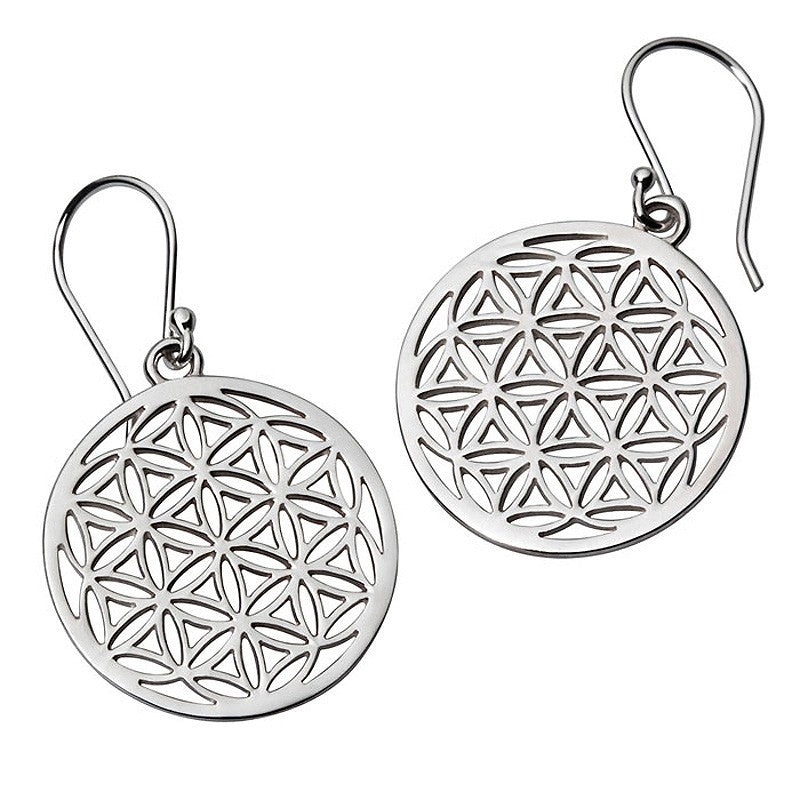 Collection inner Light - Blume des Lebens Ohrringe - Silber